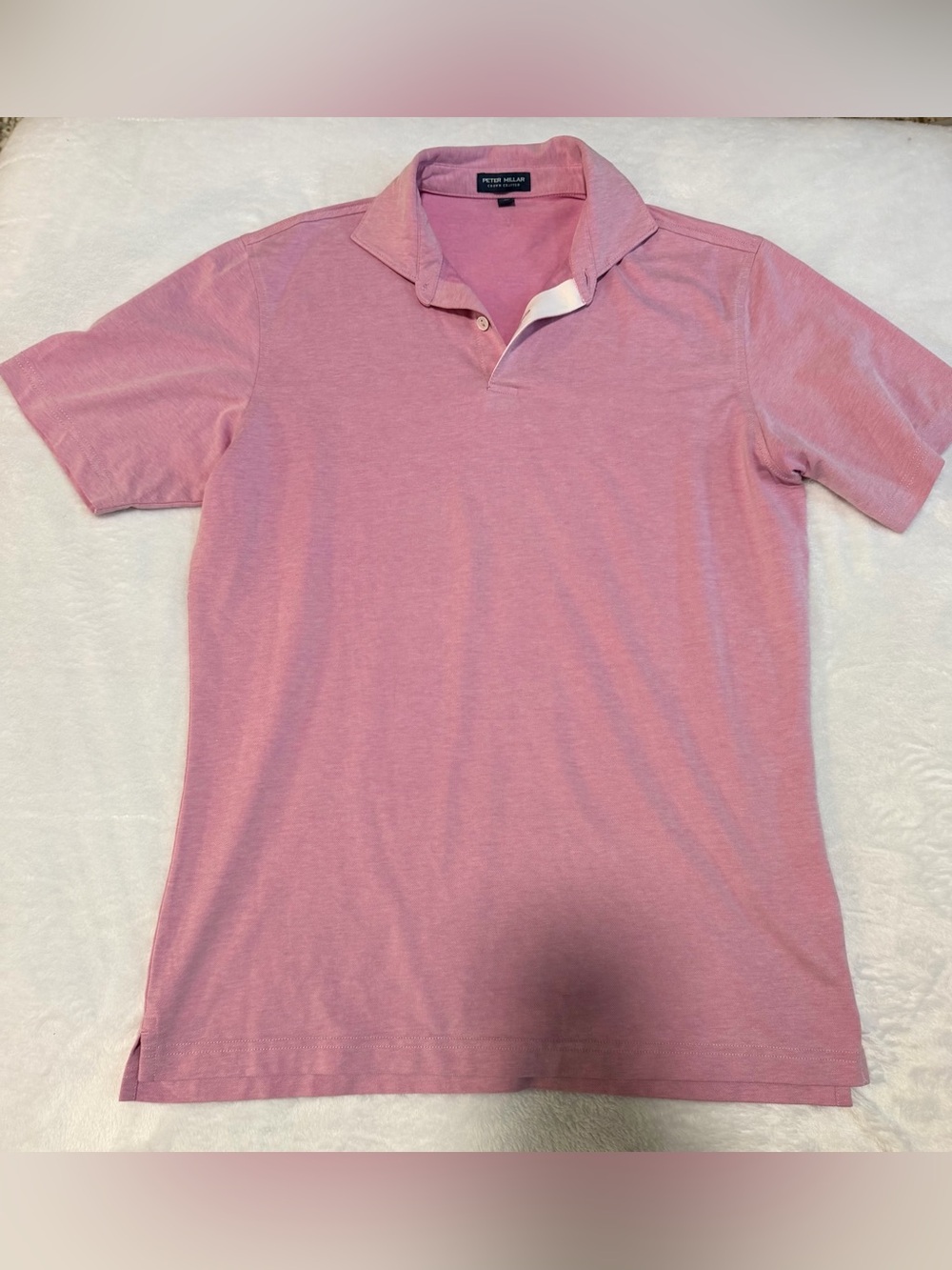 Peter Millar Heathered Rose Short-Sleeve Polo